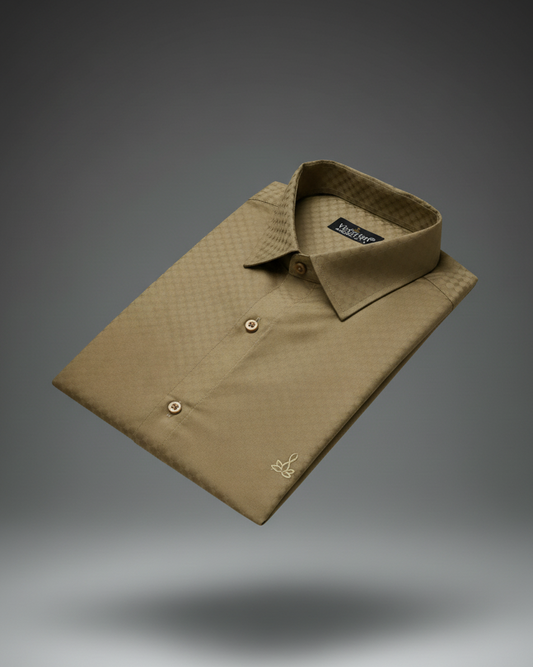 Self Design Cotton Shirt